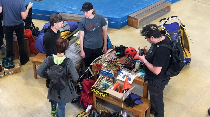 Flohmarkt in der Kletterhalle Nordwand | © Heike Opitz